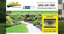 Desktop Screenshot of a-zlandscapingllc.com
